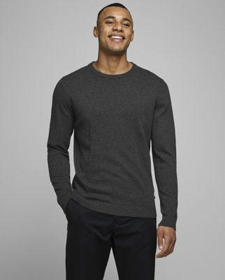 Jack & Jones - Jersey De Hombre Básico Gris Slim