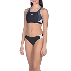 ARENA REN - Bikini Deportivo para Mujer, Mujer, Parte Superior de Bikini, 000990, Negro y Blanco, 42 en oferta