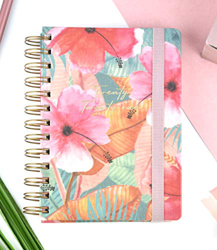 Agenda Académica 2020-2021 Shania- Semana Vista A6- Wireo- Tapa Dura en Tela- Takenote Agendas - Agenda Bilingüe Español- Inglés (A6) precio