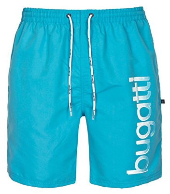 Bugatti® - Bañador para hombre en color azul marino, turquesa o negro turquesa XXXXL