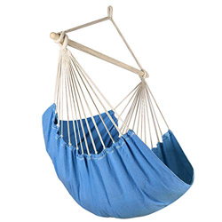 Chihee Silla de la Hamaca Hamaca Grande de relajación Que cuelga, Silla de Tela del algodón para Mayor Comodidad y Durabilidad Interior/al Aire Libre  precio