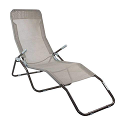 Garden House Garage 91 Tumbona Ajustable 2 Posiciones Textil Marrón GH91 características