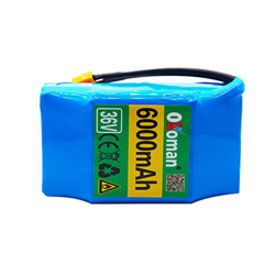 Batería de Hoverboard 36V 6000mah de Alto Consumo de energía Scooter eléctrico de 2 Ruedas autoequilibrado 18650 batería de Litio características