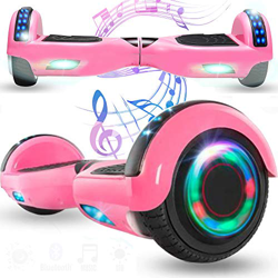 Magic Vida 6.5´´ Patinete Eléctrico Bluetooth Scooter Monopatín LED Atractivo(Púrpula Cielo) en oferta