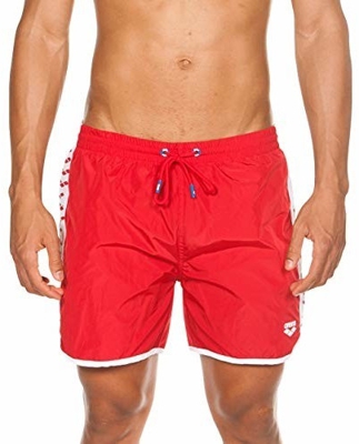 Arena Team Stripe Boxer red/white/red (001834)