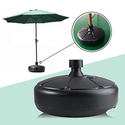 MAGT Base para Sombrilla Patio De Jardín Al Aire Libre De Plástico Forma Redonda Arena De Agua Que Se Puede Llenar Base para Sombrilla Soporte para 28 en oferta