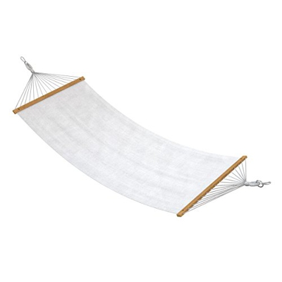 Ampel 24, Hamaca Trinidad 200x100 cm | para una Persona | 100% algodón | con travesaño | Capacidad hasta 150 kg