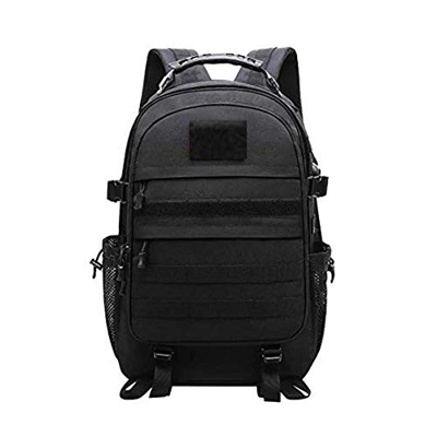 JOTHIN Hombre Mochila Táctica 40L Grandes Bolsa de Senderismo Impermeable Deporte Mochilas de Camping Resistente Tela oxford Backpack USB (negro)