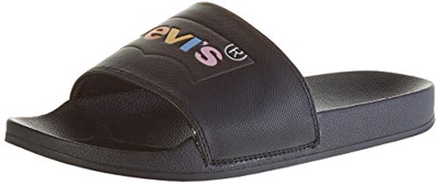 Levi's June Batwing, Chanclas para Hombre, Negro (R Black 59), 43 EU