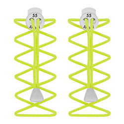 55 Sport Cordones Elásticos para Zapatillas de Deporte - Neón Amarillo características