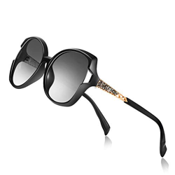 PORPEE Gafas de Sol Mujer Polarizadas, 2020 Gafas de Sol Moda con Tecnología de Incrustación de Diamante - Lente de Nylon Polarizado | UV400 Protectio en oferta