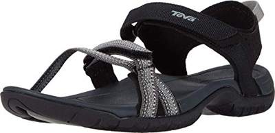 Teva Verra, Sandalias de Punta Descubierta para Mujer, Negro (Antiguous Black Multi Abml), 37 EU
