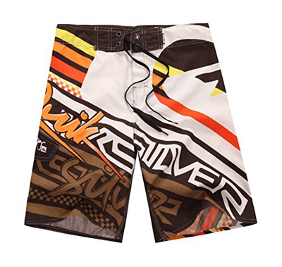 Topfly® - Pantalones cortos de secado rápido para hombre Naranja Quicksilver Naranja 46 ES