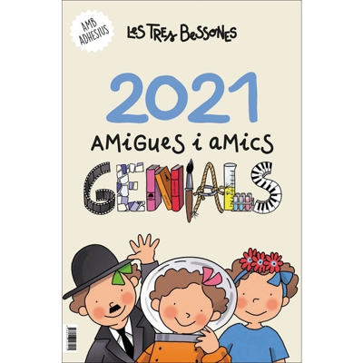 Calendari 2021 de les tres bessones. Amigues i amics genials