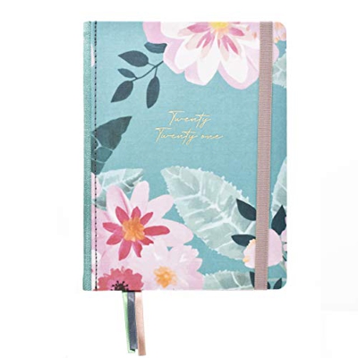 Agenda Académica 2020-2021 Sarah - Semana Vista A5 - Tapa Dura en tela- Encuadernación Suisse - Takenote Agendas- Agenda Bilingüe Español - Inglés (A5