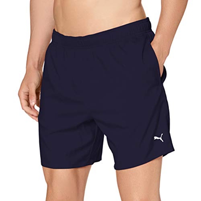 PUMA Men's Mid-Length Swim Shorts-Hidden Drawcord Pantalones Cortos, Marina, XXL para Hombre