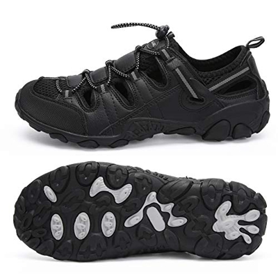 SAGUARO Sandalias Deportivas para Hombres Sandalias de Senderismo Verano Cerradas Zapatos Trekking Antideslizante Transpirable Sandalias de Playa Outd