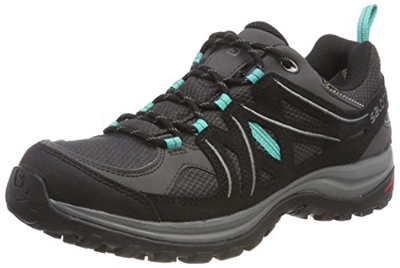 Salomon Ellipse 2 GTX W, Zapatillas de Trail Running para Mujer, Gris/Turquesa (Magnet/Black/Atlantis), 36 EU