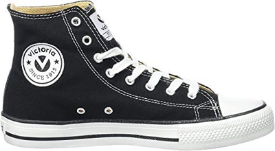 Victoria Botin Basket Autoclave, Zapatillas Altas Unisex Adulto, Noir Negro 10, 40 EU