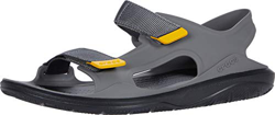 Crocs Swiftwater Molded Expedition Sandal, Sandalias de Punta Descubierta para Hombre, Gris (Slate Grey/Black 0dy), 42/43 EU precio