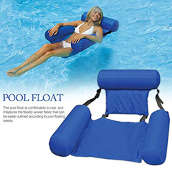 Childlike Hamaca Flotante para Piscina, Hamaca De Agua con Red, Hinchable Lounge Asiento De Piscina Plegable Sillón De Juego De Agua Sofá Cama Flotant precio