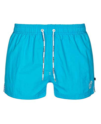 Bugatti - Bañador corto para hombre, color verde, azul marino, rojo, negro o turquesa Turquesa (modelo 2020). M características