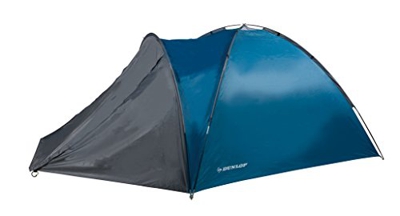 DUNLOP Kuppelzelte Tienda DE CAMPAÑA 2 Personas 210x150x120, Unisex Adulto, Azul y Gris
