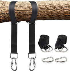 Ysimee Hamaca Correas árbol, Kit de Arnés de Suspensión, Suspensión de Cuerda Multifuncional, 150 cm, Cinturón de Colgar Colgando de un árbol con Anil en oferta