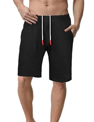 iClosam Pantalones De Hombre con CordóN Cortos Secado RáPido Transpirables Shorts PantalóN Deporte Man con Bolsillos precio
