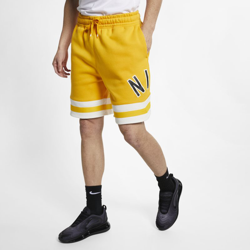 Nike Air Pantalón corto de tejido Fleece - Hombre - Amarillo en oferta