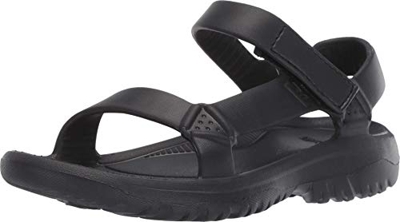 Teva Hurricane Drift, Sandalias de Punta Descubierta para Mujer, Negro (Black Blk), 36 EU