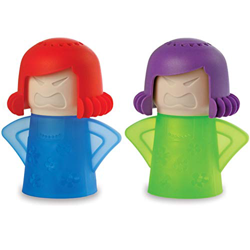 BAIBEI Angry Mama Limpiador de Microondas, Limpiador de Vapor de Acción Rápida de Cocina Elimina con Agua y Vinagre Desinfecta para Hogar sin detergen características