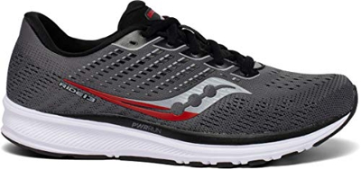 Saucony Ride 13, Zapatillas para Carreras de montaña para Hombre, Charcoal/Black, 43 EU