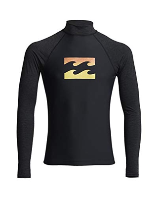 BILLABONG Team Wave LS Lycra, Hombre, Black, M