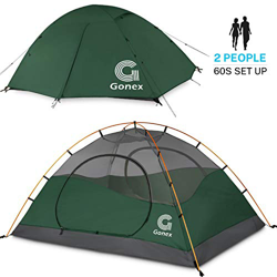 Gonex Tienda de Campaña 2 Personas, Tienda de Camping Ligero Impermeable Anti Viento, Tienda Domo para Senderismo Excursionismo Trekking Mochileros Mo en oferta