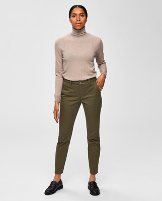 Selected Femme - Pantalón Chino De Algodón Orgánico