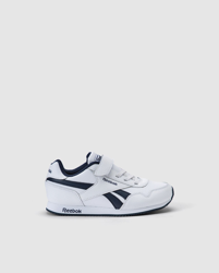 Reebok - Zapatillas Deportivas Infantil De Color Blanco Con Logo Azul Lateral características