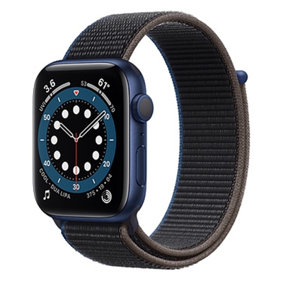 APPLE - Watch Series 6 GPS, 44 Mm Caja De Aluminio En Azul - Correa Deportiva Azul Marino Intenso Talla única