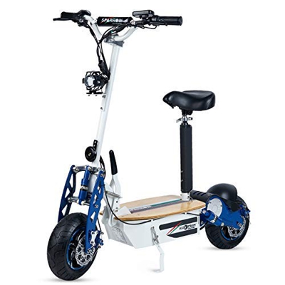 ECOXTREM Sparrow - Scooter Eléctrico de Color Blanco, Potencia 2000W, con Pantalla LCD y botón Turbo para Mayor aceleración. Ideal para Paseos urbanos