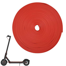CODIRATO Eléctrico Scooter Tiras Decorativas, Tira Anticolisión Strip 3M Tira de Parachoques para el Scooter Eléctrico Xiaomi Mijia M365 (8M * 1CM, Ro precio