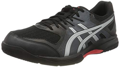 Asics Gel-Rocket 9, Sneaker Mens, Black/Sunrise Red, 42.5 EU