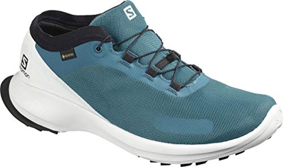 Salomon Sense Feel GTX, Zapatillas para Correr para Hombre, Azul (Lyons Blue/White/Black), 42 2/3 EU