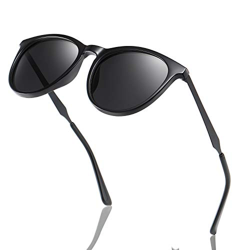 IWY Gafas de Sol Hombre Mujer UV400 Protección Gafas de Sol Polarizadas (Negro) características