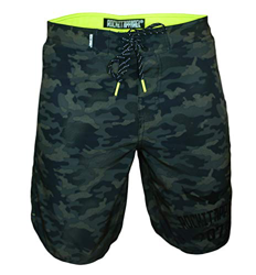 ROCK-IT Apparel® Bañadores con Camuflaje para Hombres, Secado rapido, Boardshorts, bañadores Cortos en Tallas M Camo Green características