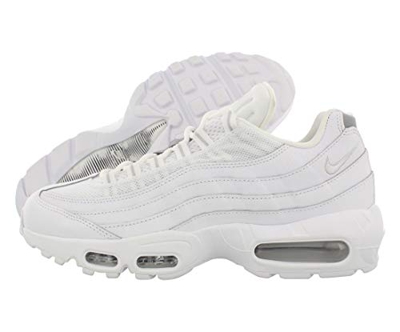 Nike Air MAX 95 Essential, Zapatillas de Running Unisex Adulto, Blanco (White/White/Pure Platinum/Reflect Silver/Black 100), 41 EU
