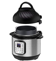Instant Pot Duo Crisp + Air Fryer 8L Multicooker 11-en-1 Olla a presión, salteados, filetes, Olla de cocción Lenta, Sousvides, calienta, Papas Fritas  precio