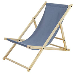 Albatros Tumbona Sun, Gris, Plegable, Silla de Playa, Madera, terraza Exterior precio