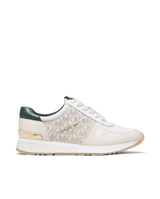 MICHAEL Michael Kors - Zapatillas Deportivas De Mujer De Color Blanco Con Print Logo MK