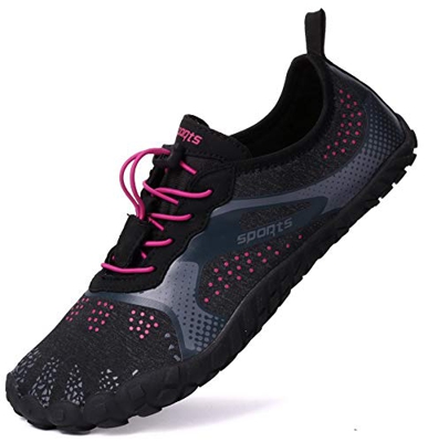 WHITIN Zapatilla Minimalista de Barefoot Trail Running para Mujer Five Fingers Fivefingers Zapato Descalzo Correr Deportivas Fitness Gimnasio Calzado 