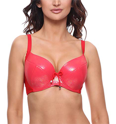 Merry Style Sujetador Parte de Arriba Bikini Top Traje de Baño Mujer P618 (Rojo Brillante, EU (80 D) = ES (95 D)) características